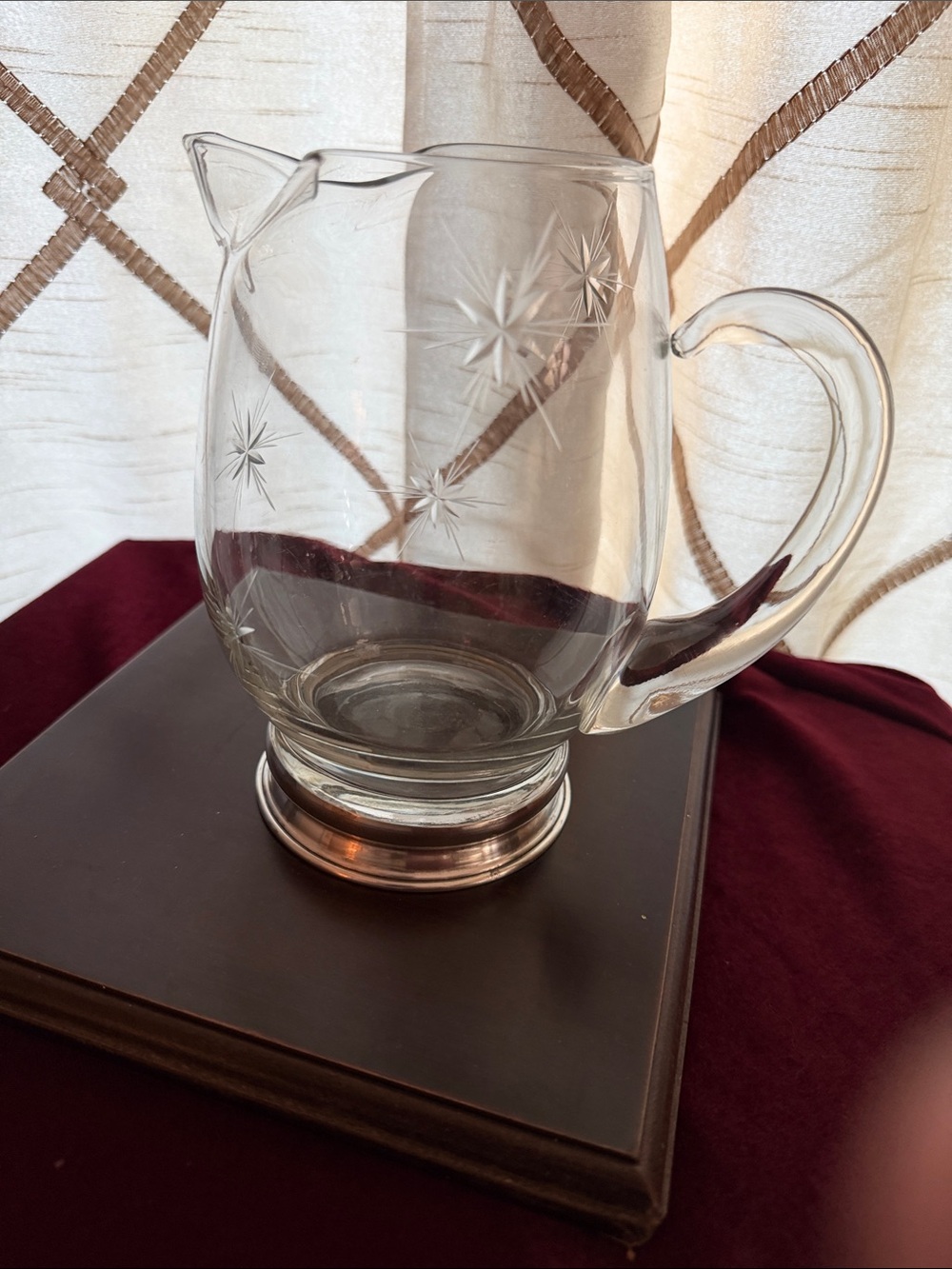 Wallace Sterling and Crystal Pitcher